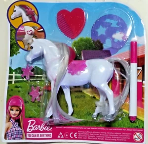 Barbie Mattel Horse Drawing templates Felt pen Comb Hairclip Limited Edition - Picture 1 of 4