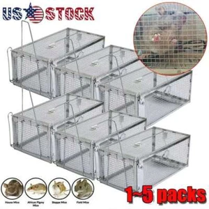 Big Mouse Trap Rat Trap Rodent Trap Live Catch Cage ,Easy to Set Up and Reuse - Picture 1 of 12