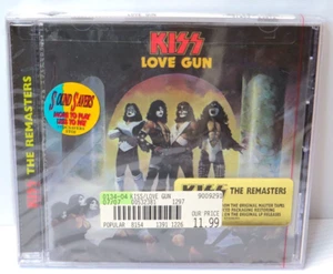 KISS LOVE GUN CD REMASTERED 1996-97 USA MERCURY SEALED HYPE STICKER - Imagen 1 de 2