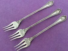 Lot of 3 Towle Old Newbury 5" Sterling Silver Oyster Cocktail Seafood Forks 45g