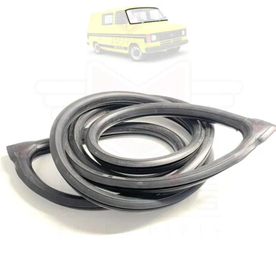 FORD TRANSIT MK2 PHASE 2 WINDSCREEN MOULDING RUBBER SEAL WITH EARS 1983-1986 - Image 1 of 2