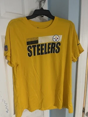 Camisa para mujer Nike The Steelers 2XL amarilla manga corta cuchara NUEVA S 92 Foto 1 de 4