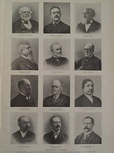 Patriotic Democrats of the National Convention Chicago 1896 Harpers Weekly - Picture 1 of 2