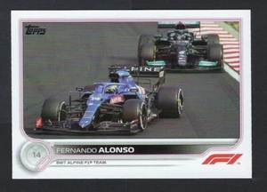 2022 TOPPS F1 RACING FLAGSHIP, FERNANDO ALONSO, NO. 10, CODE VARIATION 566 - Picture 1 of 2