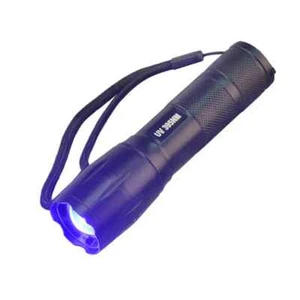 Linterna ultravioleta LED con zoom con antorcha UV billete detector de orina dinero - Imagen 1 de 5