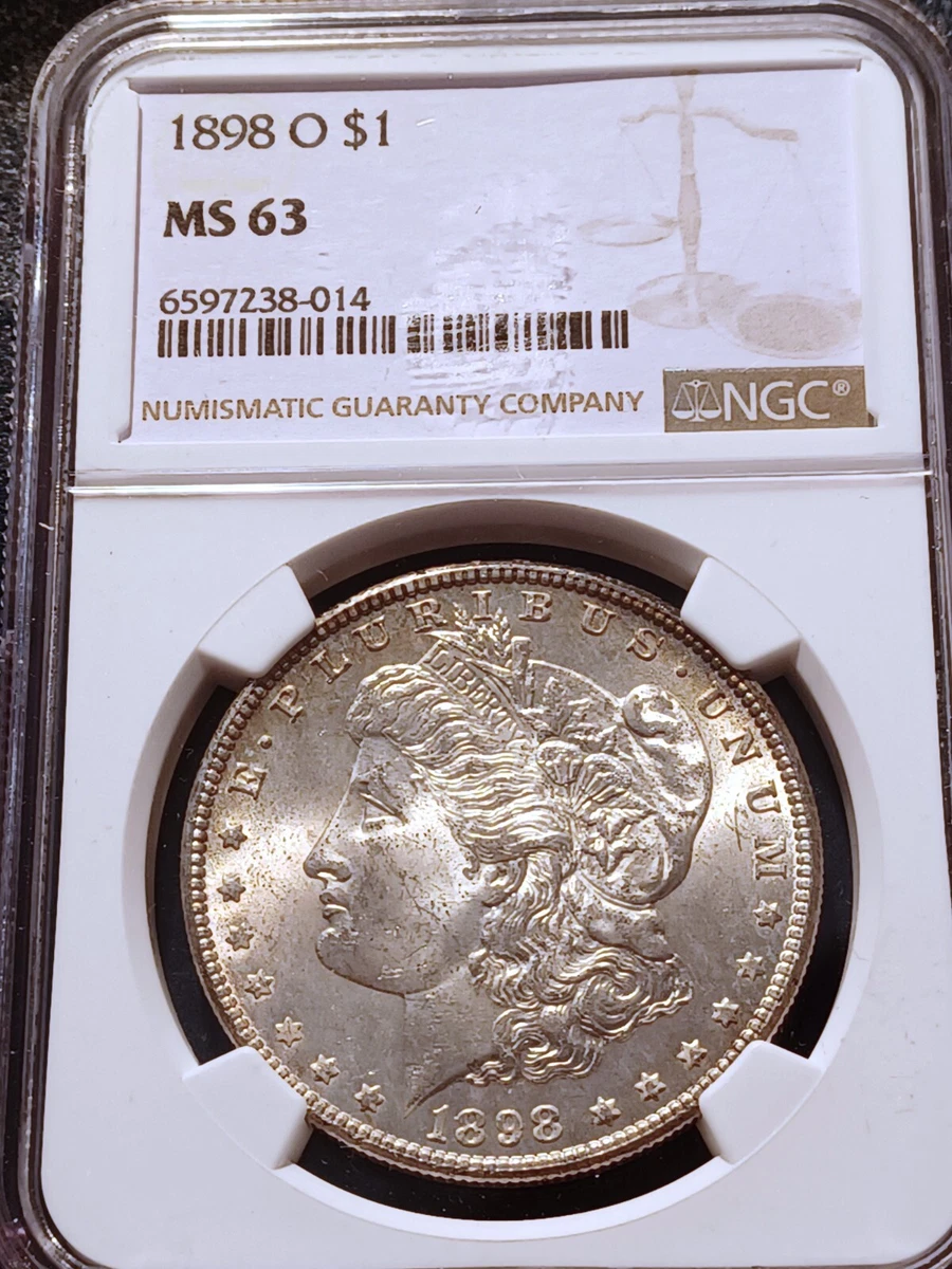 1898 MS 63 Graded Morgan Dollars for sale | eBay