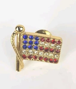 Pin bandera americana adornado - 4 de julio EE. UU. - Imagen 1 de 2