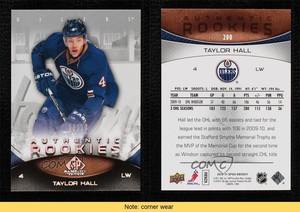2010-11 SP Game Used Edition Silver Spectrum /10 Taylor Hall #200 Rookie RC