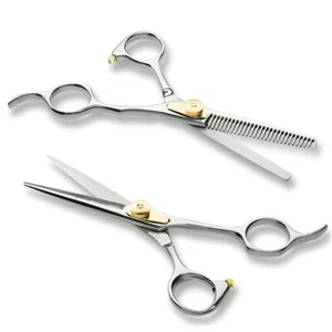 2x 6" Salon Professional Hair Cutting Scissors Thinning Shears Hairdressing Tool - Picture 1 of 15