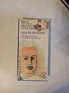 Bach The Complete Brandenburg Concertos The Bath Festival Chamber Orch 2 Tapes - Picture 1 of 2