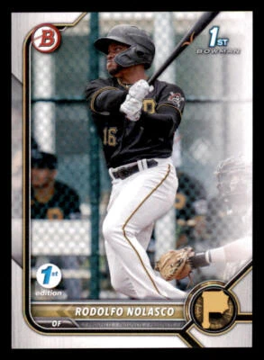 2022 Bowman 1st Edition #BPPF69 Rodolfo Nolasco - Image 1 of 2