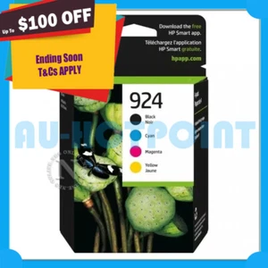 4x Pack Genuine HP #924 Ink Cartridge Set Value Pack for Officejet Pro 8120e - Picture 1 of 1