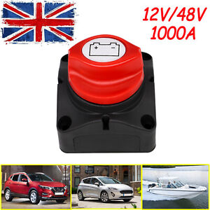 For RV Car Truck Car Battery Switch Cut Off Disconnect 12V Isolator Kill Switch