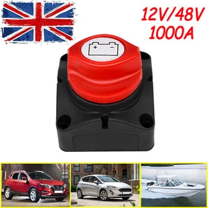For RV Car Truck Car Battery Switch Cut Off Disconnect 12V Isolator Kill Switch - Picture 1 of 7