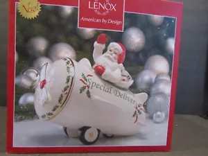 Biscottiera Lenox CONTO ALLA ROVESCIA FINO A NATALE CONSEGNA SPECIALE AEREO BABBO NATALE 863640 - Foto 1 di 9
