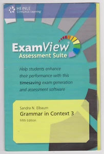 Grammar in Context 3 Sandra Elbaum 5th edition ExamView Assessment suite CD-ROM - Picture 1 of 2