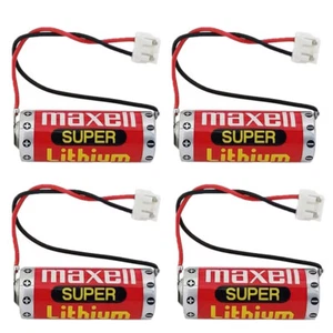 4x akumulator PLC ER10280 3.6V 800mAh z wtyczką do Mitsubishi FX2NC-32BL ER10/28 Nowy - Zdjęcie 1 z 4