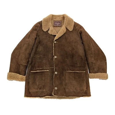 Chaqueta de ranchero vintage Marlboro Classics piel de oveja abrigo occidental EE. UU. Foto 1 de 4