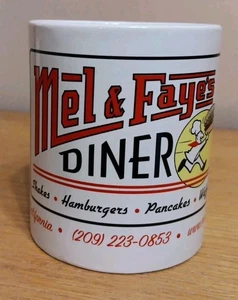 Mel & Faye's Diner Coffee Cup Mug Jackson California "I'll meet you at Mel's!" - Picture 1 of 9
