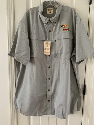 NWT Red Head Brand Co Men’s 2XLT Grey Shirt Sleeve Quick Drying Fishing Shirt - Image 1 of 4