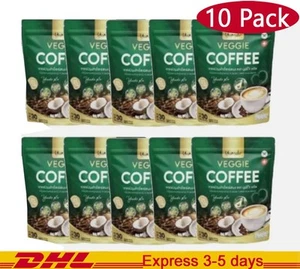 Café Veggie Yumiko 10X Polvo Dietético Control de Peso Desintoxicación Soporte Forma - Imagen 1 de 7