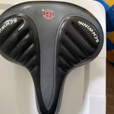 Sillín de repuesto para bicicleta Schwinn Comfort, bicicletas para adultos, accesorios para bicicletas, negro Foto 1 de 4
