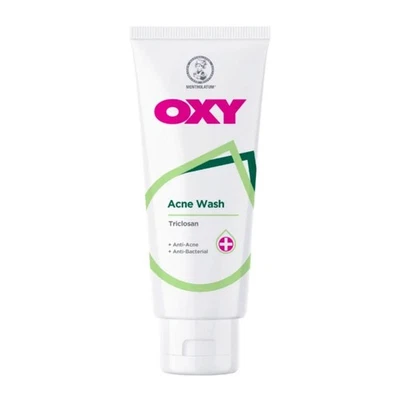 1X OXY Acne Wash 80g - Limpiador triclosán antibacteriano para pieles propensas al acné Foto 1 de 3