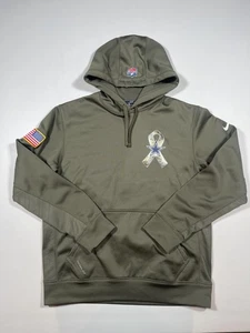 Dallas Cowboys Hoodie Herren Medium Oliv NFL Nike Therma Fit Salute On Field - Bild 1 von 10