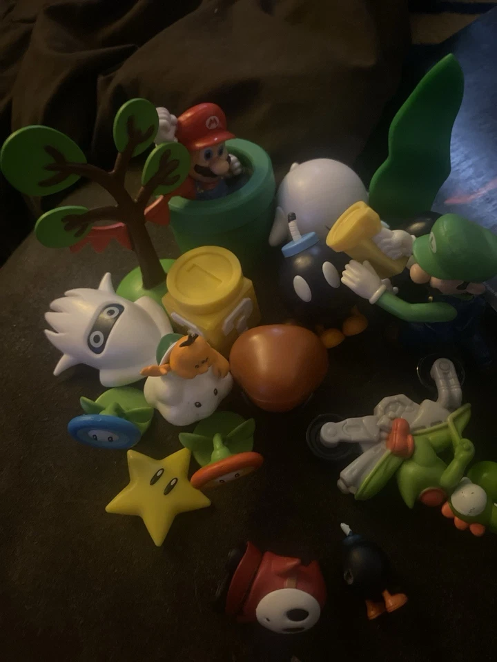 Mario Bros Collectible Figures Nintendo Lot - Image 1 of 4