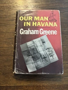 Our Man in Havana By Graham Greene 1st US Edition Printing 1958 HCDJ - Picture 1 of 12