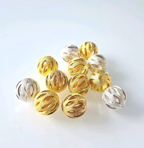 Stardust PERLEN GOLD SILBER FROSTED  STERNSTAUB GLITZER  15mm Mix Set Mischung - Bild 1 von 3