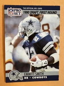 Emmitt Smith 1990 Pro Set Rookie RC Card #685 Dallas Cowboys - Picture 1 of 2