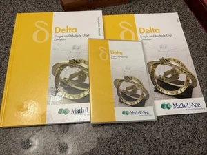 Math U See Delta Instruction Manual & DVD - Division, by Steven P Demme - Picture 1 of 3