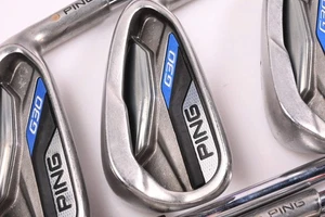 Ping G30 Irons / 5-PW / Yellow Dot / Regular Flex Steel Shafts - Picture 1 of 7