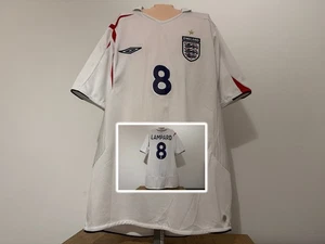 SHIRT England 2006 home #8 Lampard Umbro adult M - Picture 1 of 7