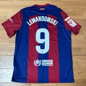 Robert Lewandowski FC Barcelona #9 Heimtrikot Nike Größe L kostenloser Versand von JP - Bild 1 von 5