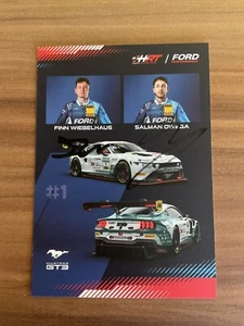 Finn Wiebelhaus & Salman Owega Autogrammkarte Motorsport - ADAC GT MASTERS - Bild 1 von 2