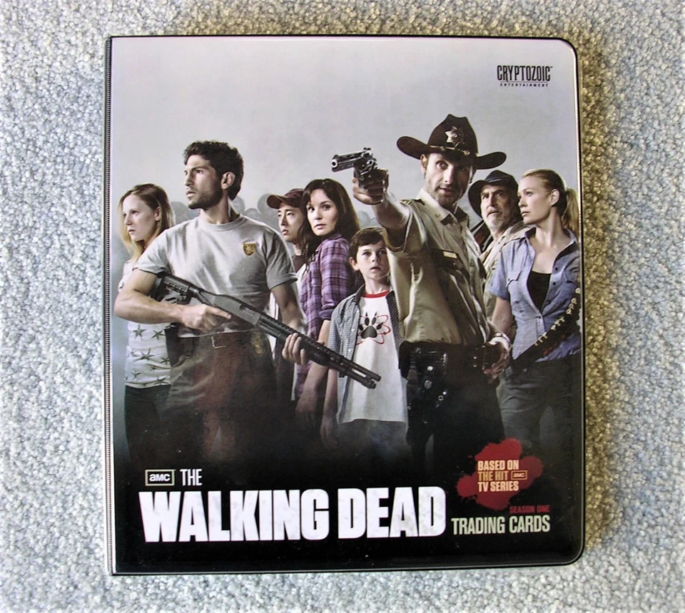 2011 Walking Dead Season 1 Binder  M18 Mini Master Set  Sell Sheet and Promo Ads - Image 1 of 4