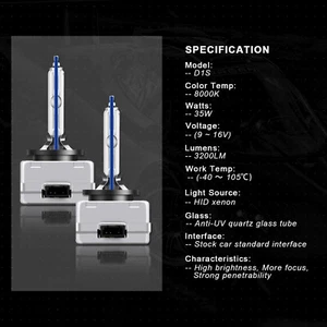 2x D1S XENON Brenner 8000K für VW Golf 6 5K1 7 8 9 Variant Tiguan 5N Caddy - Bild 1 von 9