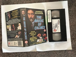 THE MUSIC OF CHANCE {1993} JAMES SPADER. SMALL BOX EX-RENTAL VHS. DELETED TITLE! - Picture 1 of 6