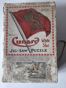 Cunard weißer Stern Puzzle. Weiße Sternlinie. RMS Queen Mary 1930er Jahre Puzzle - Bild 1 von 8