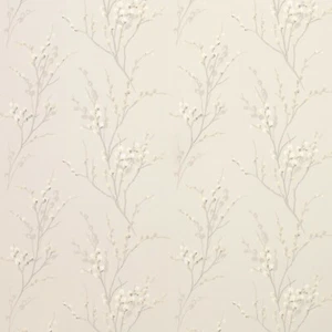 Laura Ashley Pussywillow Dove Grey fabric remnant - Picture 1 of 1
