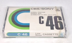 SONY CBS C46 1973 Japan Blank Audio Cassette Tape (Sealed) NEW - Picture 1 of 7