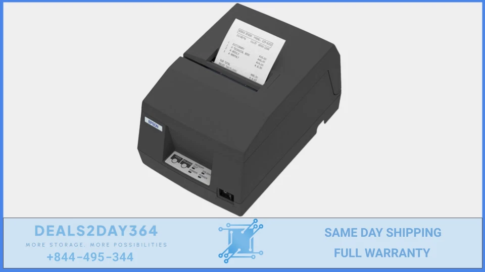 Epson TM-U325D Point of Sale Dot Matrix Receipt Validation Printer - Image 1 of 2