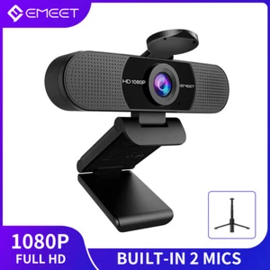 1080P HD Webcam EMEET C960 USB Streaming Web Camera with Tripod & Microphone - Picture 1 of 9