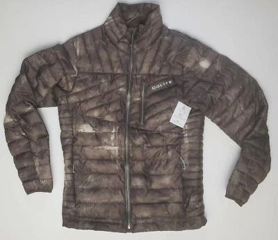 GoLite Mens Brown Cavern Camo ReGreen Puffy Zip Winter Outdoor Jacket Size M - Image 1 of 3
