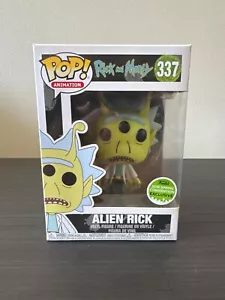 Funko POP! Animation Rick and Morty Alien Rick #337 2018 Spring BRAND NEW IN BOX - Picture 1 of 2