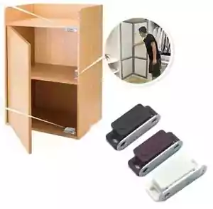 4 pcs Magnetic Door Catch Cupboard Cabinet Wardrobe Drawer Latch - Picture 1 of 7