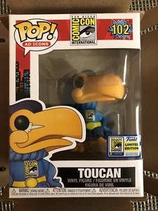 FUNKO POP AD ICONS TOUCAN SUPERHERO SDCC SAN DIEGO COMIC-CON LIMITED EDITION 102 - Picture 1 of 7