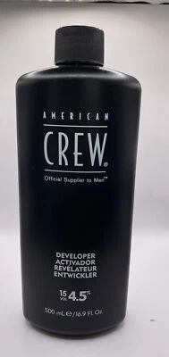 AMERICAN CREW 15 Vol Developer 4.5% - Proceso de color de cabello gris para hombres, NUEVO/FRESCO  Foto 1 de 3
